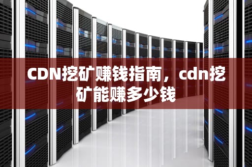 CDN挖矿赚钱指南，cdn挖矿能赚多少钱