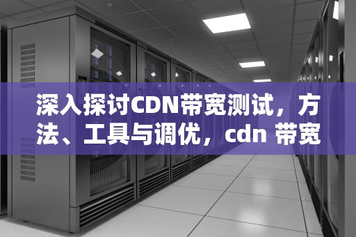 深入探讨CDN带宽测试，方法、工具与调优，cdn 带宽