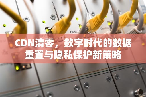 CDN清零，数字时代的数据重置与隐私保护新策略