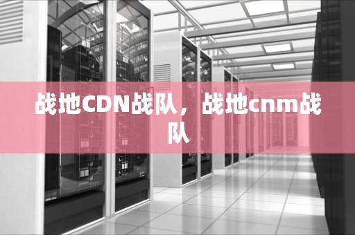 战地CDN战队，战地cnm战队