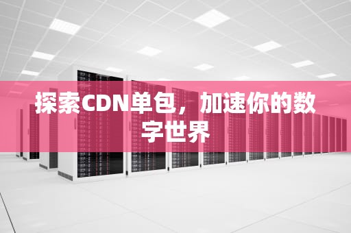 探索CDN单包，加速你的数字世界