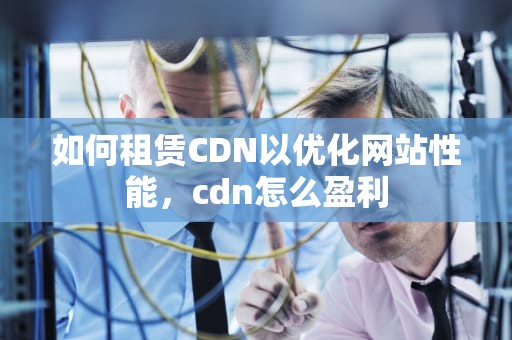 如何租赁CDN以优化网站性能，cdn怎么盈利