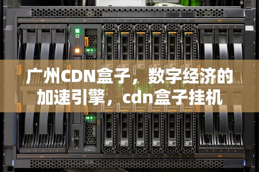 广州CDN盒子，数字经济的加速引擎，cdn盒子挂机