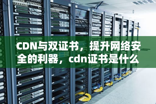CDN与双证书，提升网络安全的利器，cdn证书是什么