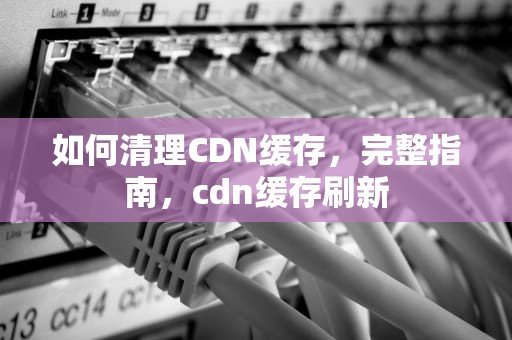 如何清理CDN缓存，完整指南，cdn缓存刷新
