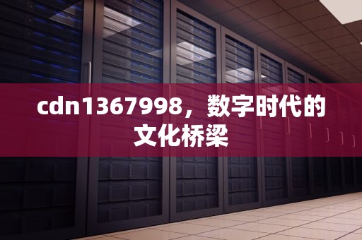 cdn1367998，数字时代的文化桥梁