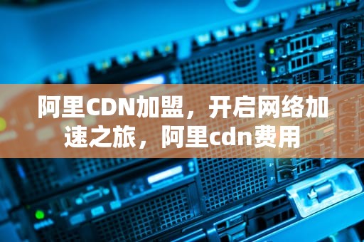 阿里CDN加盟，开启网络加速之旅，阿里cdn费用