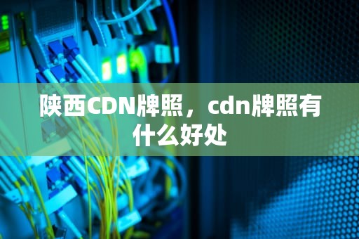 陕西CDN牌照，cdn牌照有什么好处