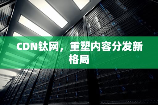 CDN钛网，重塑内容分发新格局