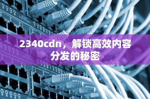 2340cdn，解锁高效内容分发的秘密