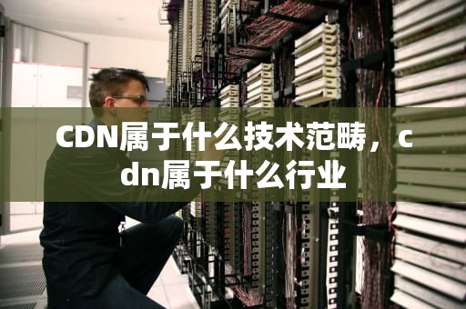 CDN属于什么技术范畴，cdn属于什么行业