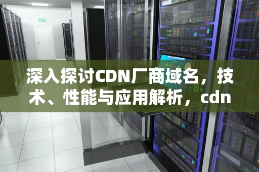 深入探讨CDN厂商域名，技术、性能与应用解析，cdn域名是什么
