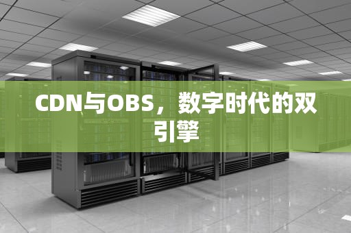 CDN与OBS，数字时代的双引擎