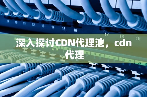 深入探讨CDN代理池，cdn 代理