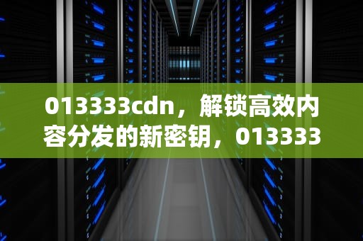 013333cdn，解锁高效内容分发的新密钥，013333cdn黄大仙千金点特32万平方公里