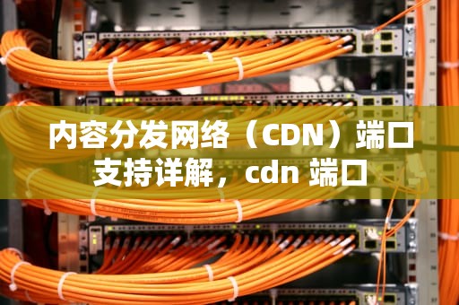 内容分发网络（CDN）端口支持详解，cdn 端口