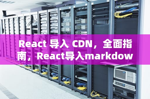React 导入 CDN，全面指南，React导入markdown-it报错