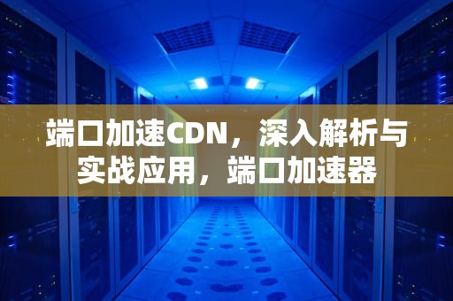 端口加速CDN，深入解析与实战应用，端口加速器