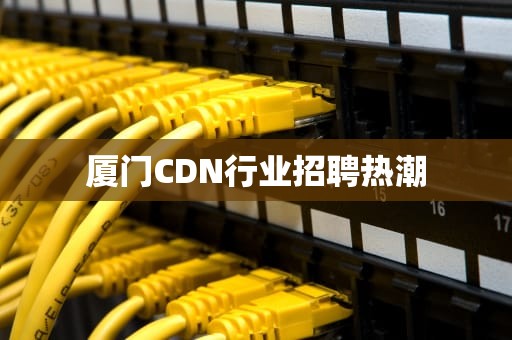 厦门CDN行业招聘热潮
