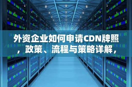 外资企业如何申请CDN牌照，政策、流程与策略详解，cdn牌照哪些企业