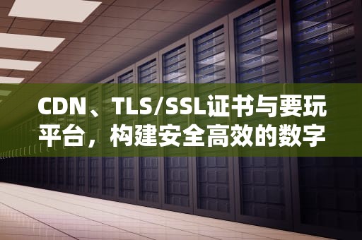 CDN、TLS/SSL证书与要玩平台，构建安全高效的数字体验