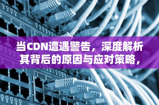 当CDN遭遇警告，深度解析其背后的原因与应对策略，cdn 违法