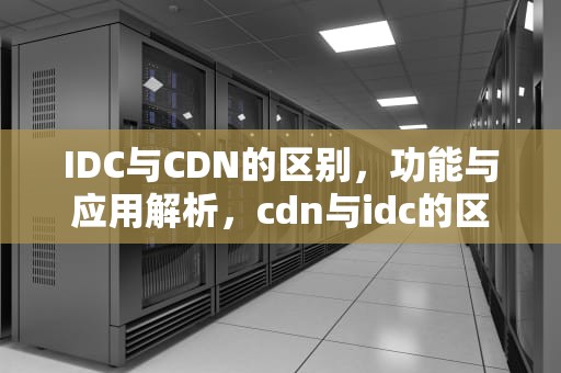 IDC与CDN的区别，功能与应用解析，cdn与idc的区别