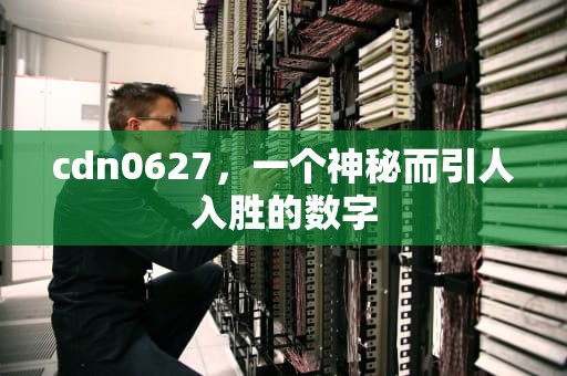 cdn0627，一个神秘而引人入胜的数字