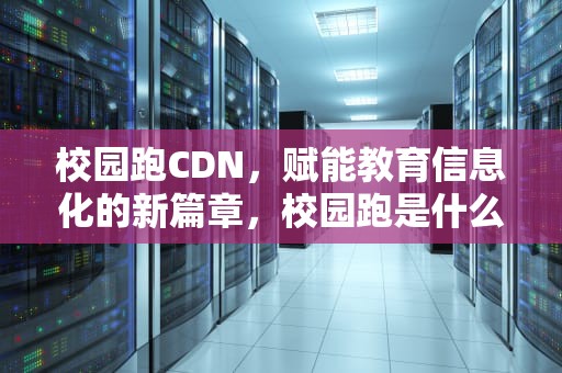 校园跑CDN，赋能教育信息化的新篇章，校园跑是什么