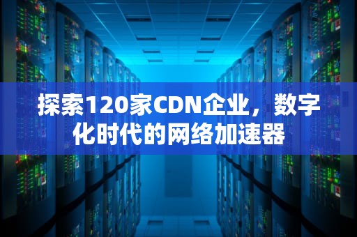 探索120家CDN企业，数字化时代的网络加速器