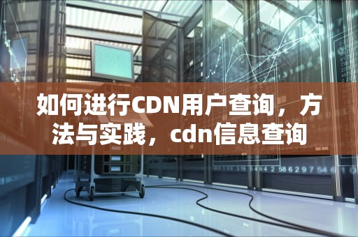 如何进行CDN用户查询，方法与实践，cdn信息查询