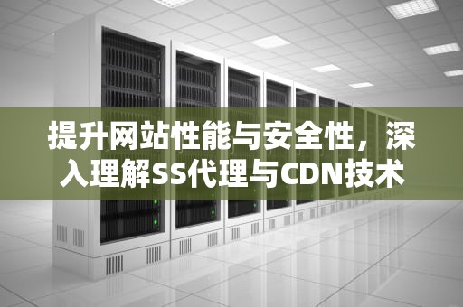 提升网站性能与安全性，深入理解SS代理与CDN技术的应用，ss代理软件