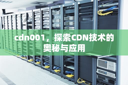 cdn001，探索CDN技术的奥秘与应用