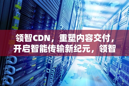 领智CDN，重塑内容交付，开启智能传输新纪元，领智智能阀说明书