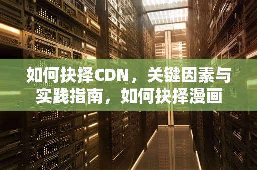 如何抉择CDN，关键因素与实践指南，如何抉择漫画