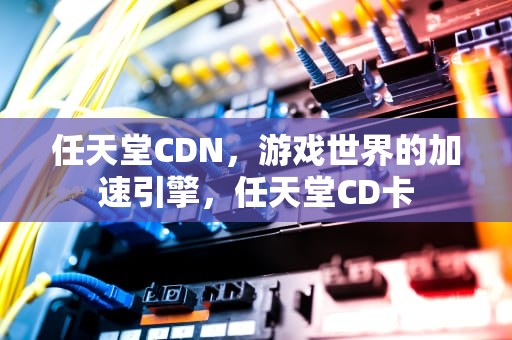 任天堂CDN，游戏世界的加速引擎，任天堂CD卡