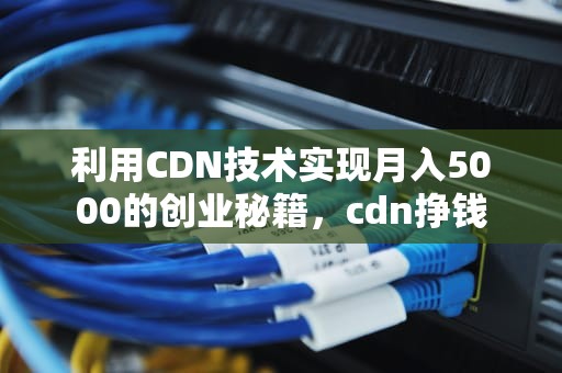 利用CDN技术实现月入5000的创业秘籍，cdn挣钱