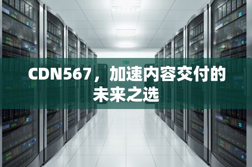 CDN567，加速内容交付的未来之选