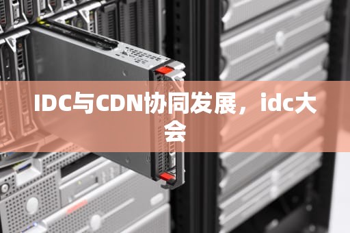 IDC与CDN协同发展，idc大会
