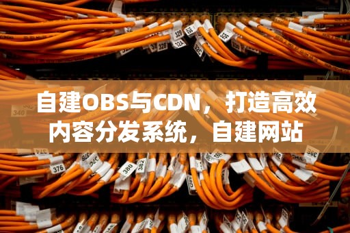 自建OBS与CDN，打造高效内容分发系统，自建网站