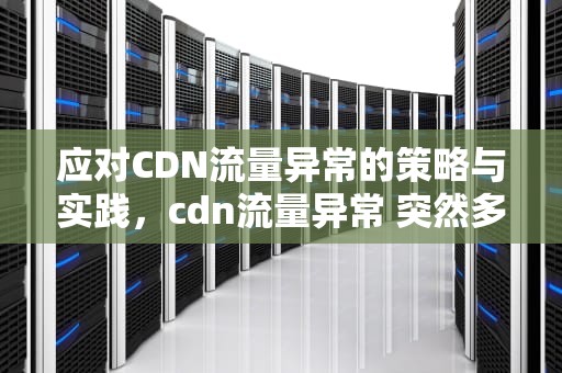 应对CDN流量异常的策略与实践，cdn流量异常 突然多出了十几倍