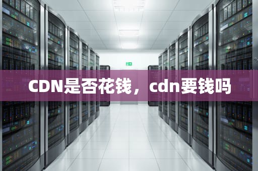 CDN是否花钱，cdn要钱吗