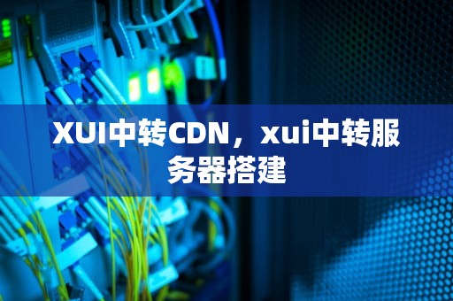 XUI中转CDN，xui中转服务器搭建