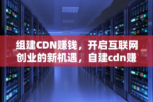 组建CDN赚钱，开启互联网创业的新机遇，自建cdn赚钱