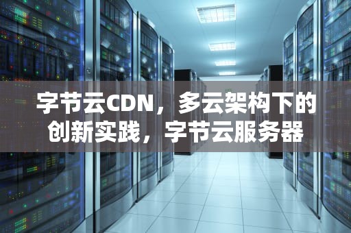 字节云CDN，多云架构下的创新实践，字节云服务器