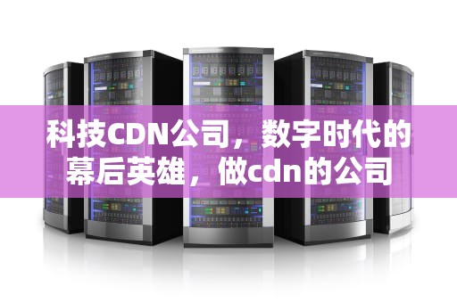 科技CDN公司，数字时代的幕后英雄，做cdn的公司