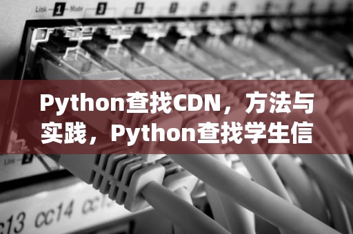 Python查找CDN，方法与实践，Python查找学生信息