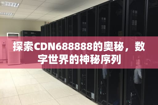 探索CDN688888的奥秘，数字世界的神秘序列