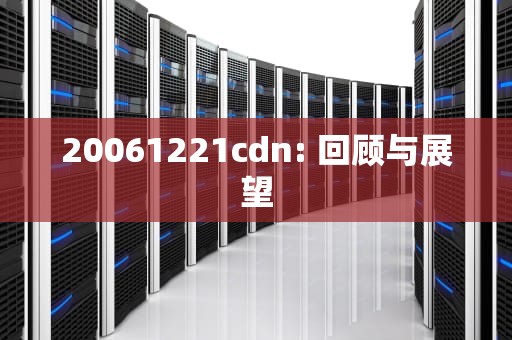 20061221cdn: 回顾与展望