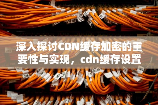 深入探讨CDN缓存加密的重要性与实现，cdn缓存设置